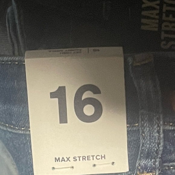 🆕 RESERVED XMS Gap Kids Girls Sky High Distressed Skinny Jeans with Washwell 16 - Picture 9 of 13